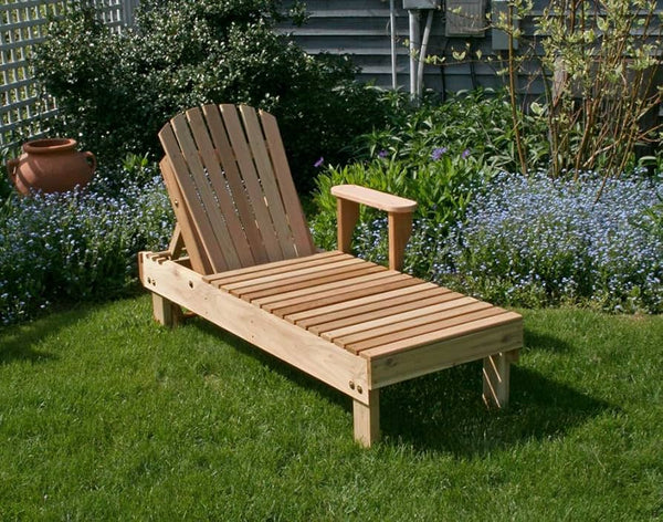 Creekvine Designs Cedar Adirondack Chaise Lounge - Haven HOME