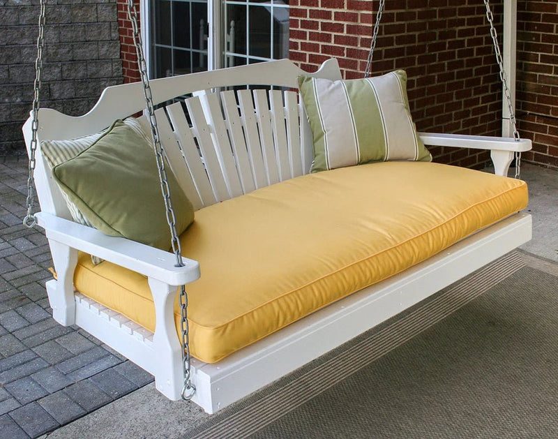 Creekvine Designs Treated Pine Fanback Swingbed - Haven HOME