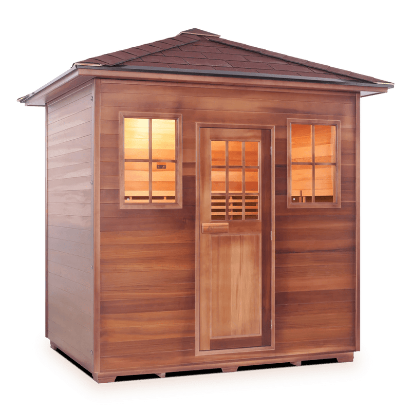 Enlighten Outdoor Traditional Saunas MoonLight - 5 - Haven HOME